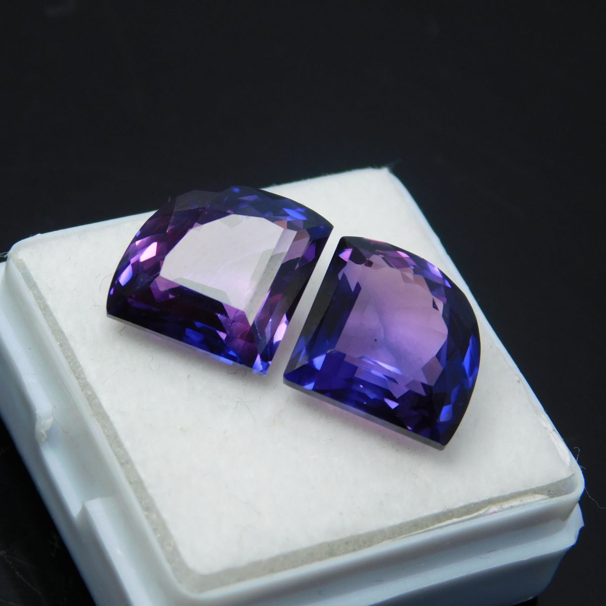 16.40 Carat Fancy Cut Rare Natural Purple Tanzanite CERTIFIED Loose Gemstone