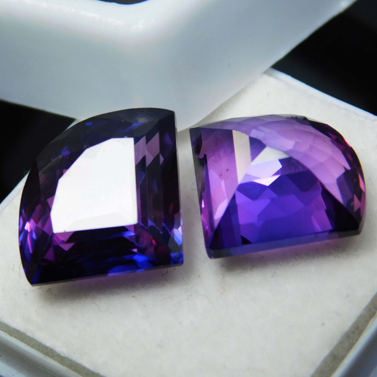 16.40 Carat Fancy Cut Rare Natural Purple Tanzanite CERTIFIED Loose Gemstone