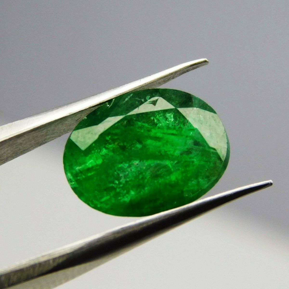 Green Emerald Oval Cut CERTIFIED 7 Carat Natural Colombian Loose Gemstone