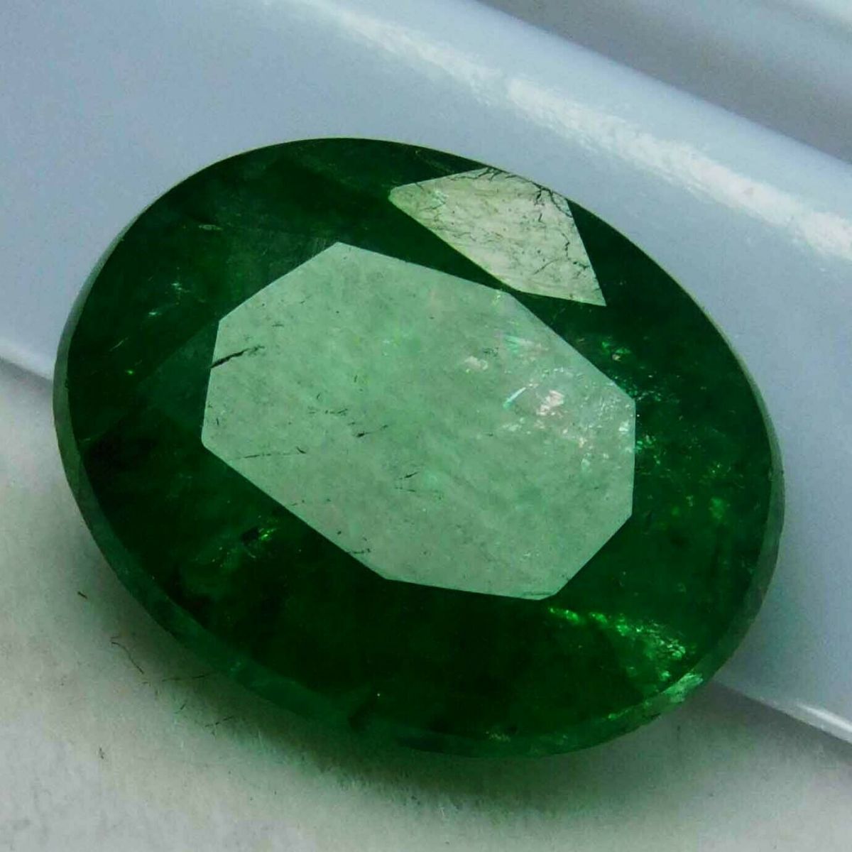 Green Emerald Oval Cut CERTIFIED 7 Carat Natural Colombian Loose Gemstone