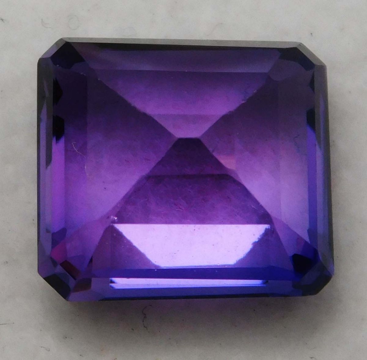 Natural Purple Taaffeite Ring Size 7 Ct Emerald Cut CERTIFIED Loose Gemstone