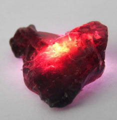 Red Ruby Huge Rough 12 Ct Natural Earth Mined CERTIFIED Loose Gemstone