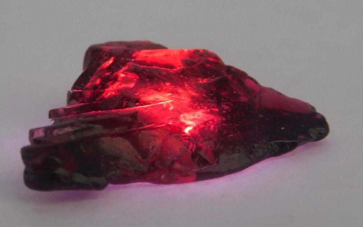 Red Ruby Huge Rough 12 Ct Natural Earth Mined CERTIFIED Loose Gemstone