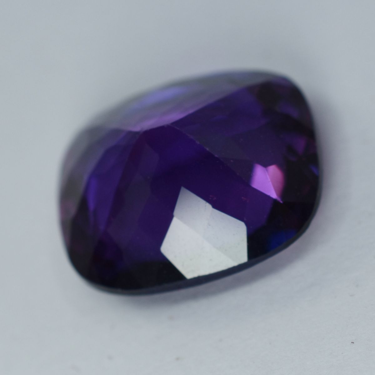 CERTIFIED Rare Purple Tanzanite 10.70 Ct Natural Cushion Cut Loose Gemstone