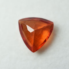 10.85 Ct Natural Loose Gemstone Orange Sapphire Trillion Cut Sapphire CERTIFIED