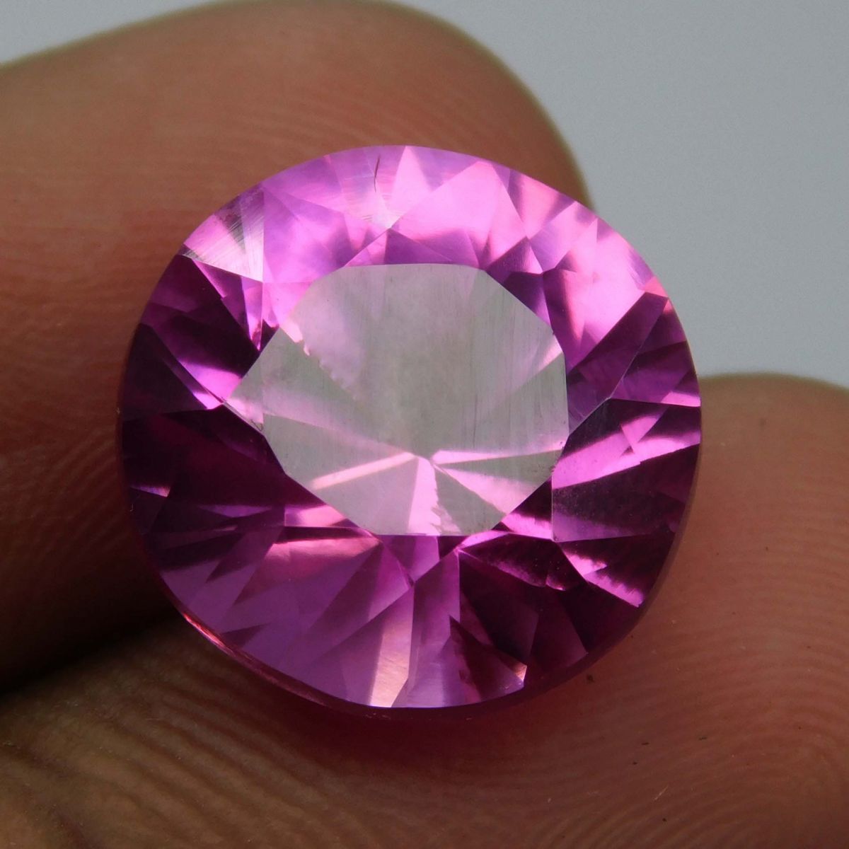 Genuine Sapphire Natural Light Pink 10.00 Ct Round Cut CERTIFIED Loose Gemstone