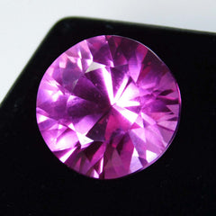 Genuine Sapphire Natural Light Pink 10.00 Ct Round Cut CERTIFIED Loose Gemstone