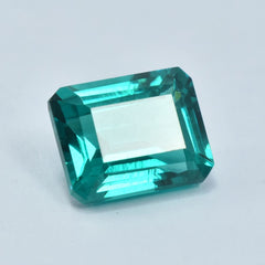 Emerald Cut 9.55 Ct NATURAL Green Tourmaline CERTIFIED Excellent Loose Gemstone.