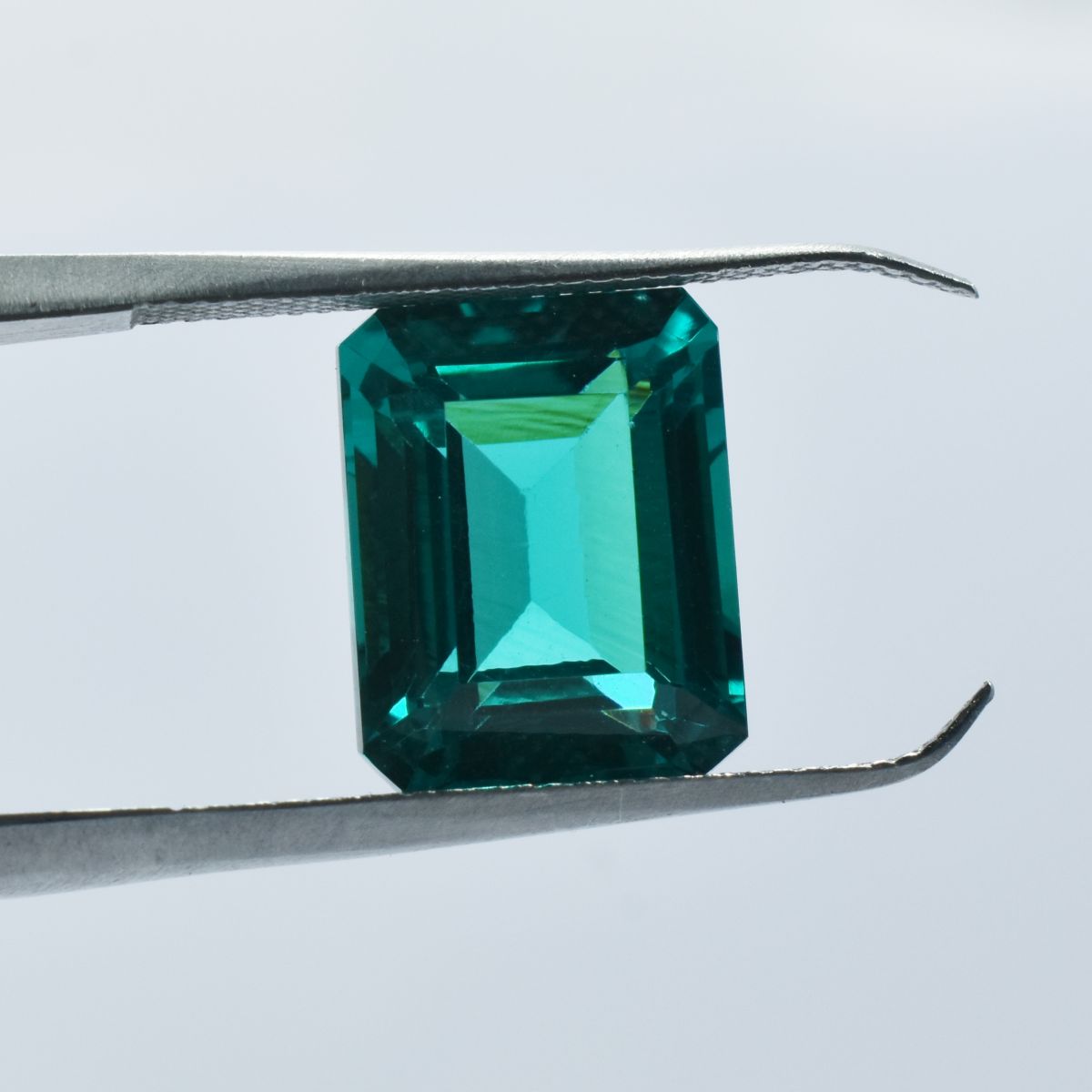 Emerald Cut 9.55 Ct NATURAL Green Tourmaline CERTIFIED Excellent Loose Gemstone.