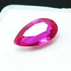 2 Ct Rare Natural Ruby Pink Mozambique Pear Shape Certified Loose Gemstones