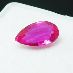 2 Ct Rare Natural Ruby Pink Mozambique Pear Shape Certified Loose Gemstones