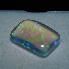 16 Ct Fire OPAL DOUBLET Cabochon Shape Certified Loose Gemstone