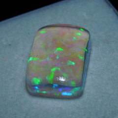 16 Ct Fire OPAL DOUBLET Cabochon Shape Certified Loose Gemstone