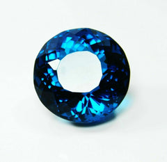 50.00 Ct LAB-CREATED Teal SAPPHIRE Round Shape CERTIFIED Rare Loose Gemstone