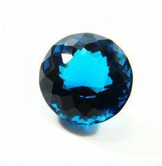 50.00 Ct LAB-CREATED Teal SAPPHIRE Round Shape CERTIFIED Rare Loose Gemstone