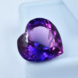 Natural 9.10 Ct Purple Tanzanite Heart Cut Gemstone in White Box – Certified Loose Stone