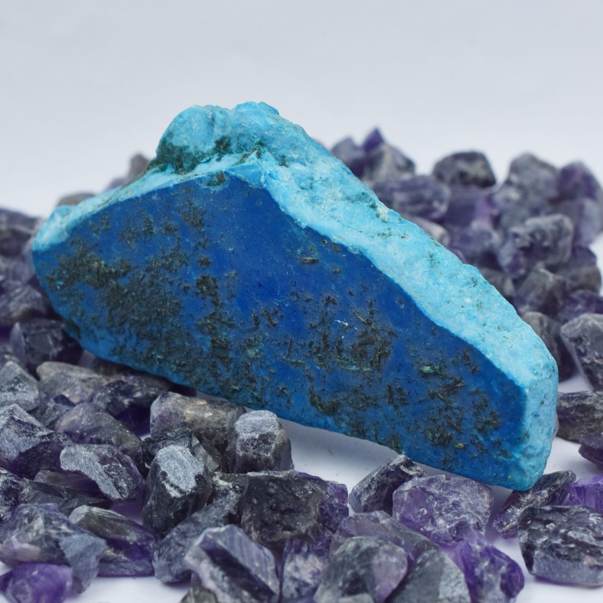 Natural CERTIFIED 309.40 Carat Blue Turquoise Uncut Raw Rough Loose Gemstone