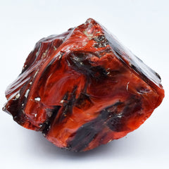 6890 Ct Uncut Raw Lab-Created Red Black Topaz Rough Loose Gemstone CERTIFIED