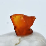 Uncut Raw Rough Orange Sapphire 12.10 Ct Natural Loose Gemstone CERTIFIED