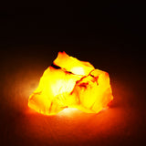 Uncut Raw Rough Orange Sapphire 12.10 Ct Natural Loose Gemstone CERTIFIED