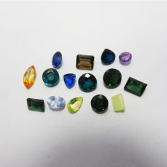 Natural 10.99 Ct Sapphire Mix Shapes Lot Mix Color CERTIFIED Loose Gemstone