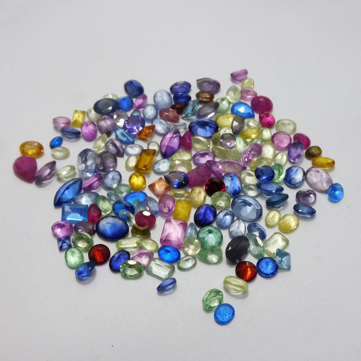 Natural 10.99 Ct Sapphire Mix Shapes Lot Mix Color CERTIFIED Loose Gemstone