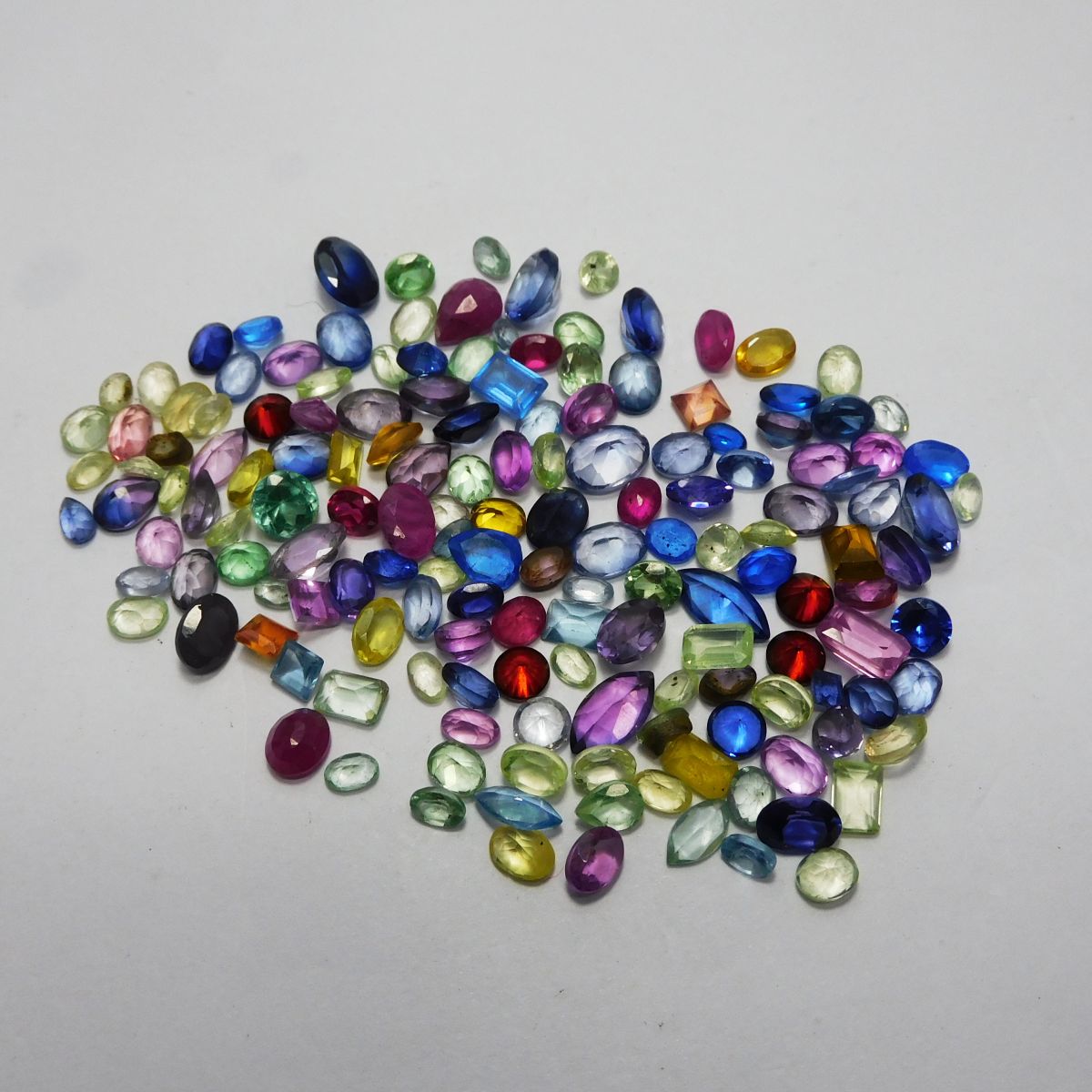 Natural 10.99 Ct Sapphire Mix Shapes Lot Mix Color CERTIFIED Loose Gemstone