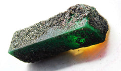 Natural Emerald Green Rough 124 Ct Uncut Certified Loose Gemstones