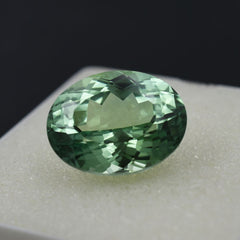 7 Carat CERTIFIED Bluish Green Loose Gemstone Natural Teal Sapphire Oval Cut