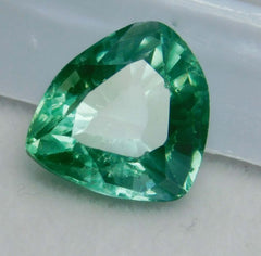 Trillion Cut Sapphire 7.62 Ct Natural Bluish Green CERTIFIED Loose Gemstone