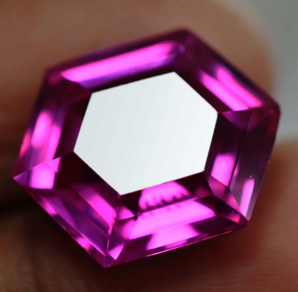 11.3 Ct Natural PINK Ruby Fancy Cut CERTIFIED Authentic Ring Size Loose Gemstone