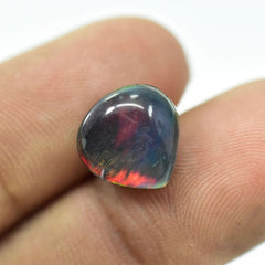 NATURAL Boulder Opal Doublet PEAR Cut 4.60 Ct Rare Loose Gemstone CERTIFIED