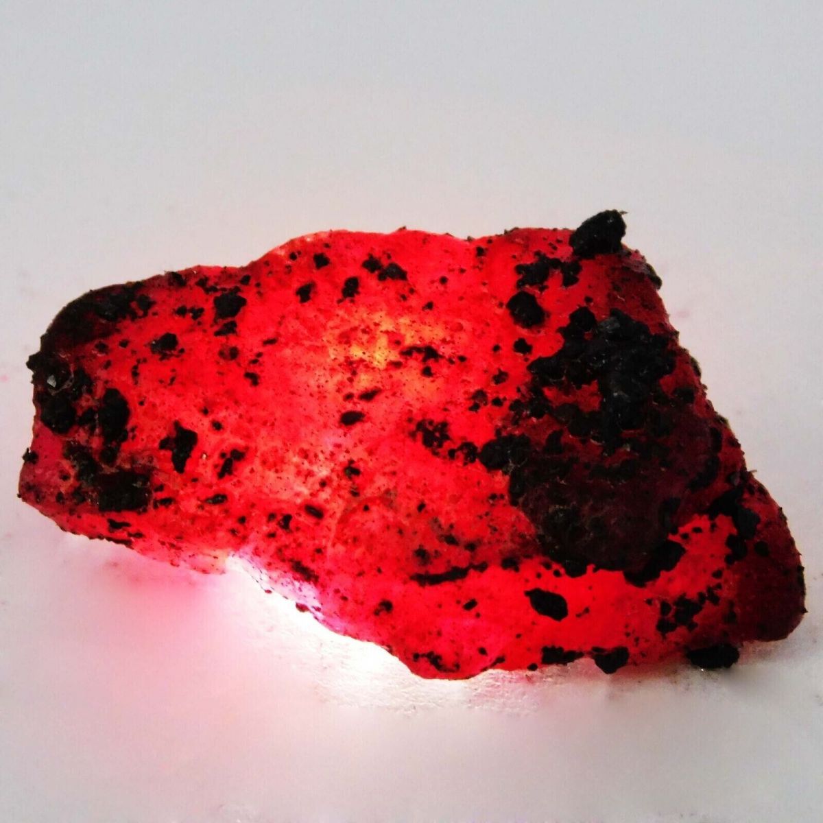 72.50 Ct NATURAL Ruby Huge ROUGH Earth Mined CERTIFIED Red Loose Gemstone