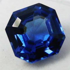 8.00Ct NATURAL Flawless Ceylon Sapphire Blue SQUARE CUT Loose Gemstone CERTIFIED