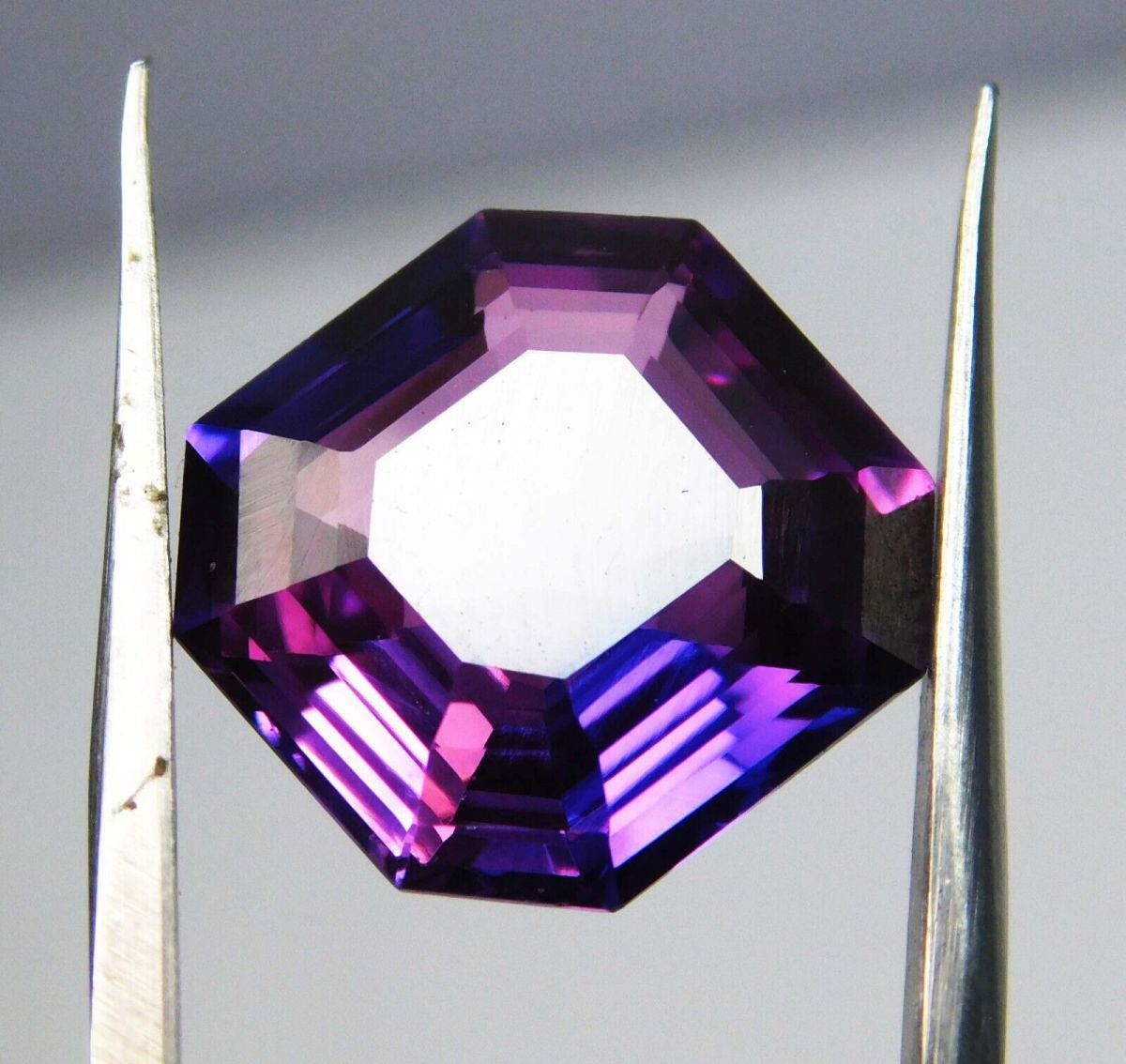 6.90 Ct Natural Purple Tanzanite CERTIFIED Square Cut Loose Gemstone Earing Size