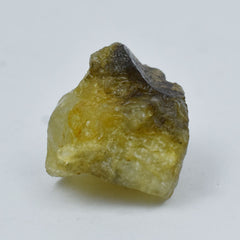 Earth Mined Natural Yellow Sapphire Uncut Rough 79.0 Ct CERTIFIED Loose Gemstone