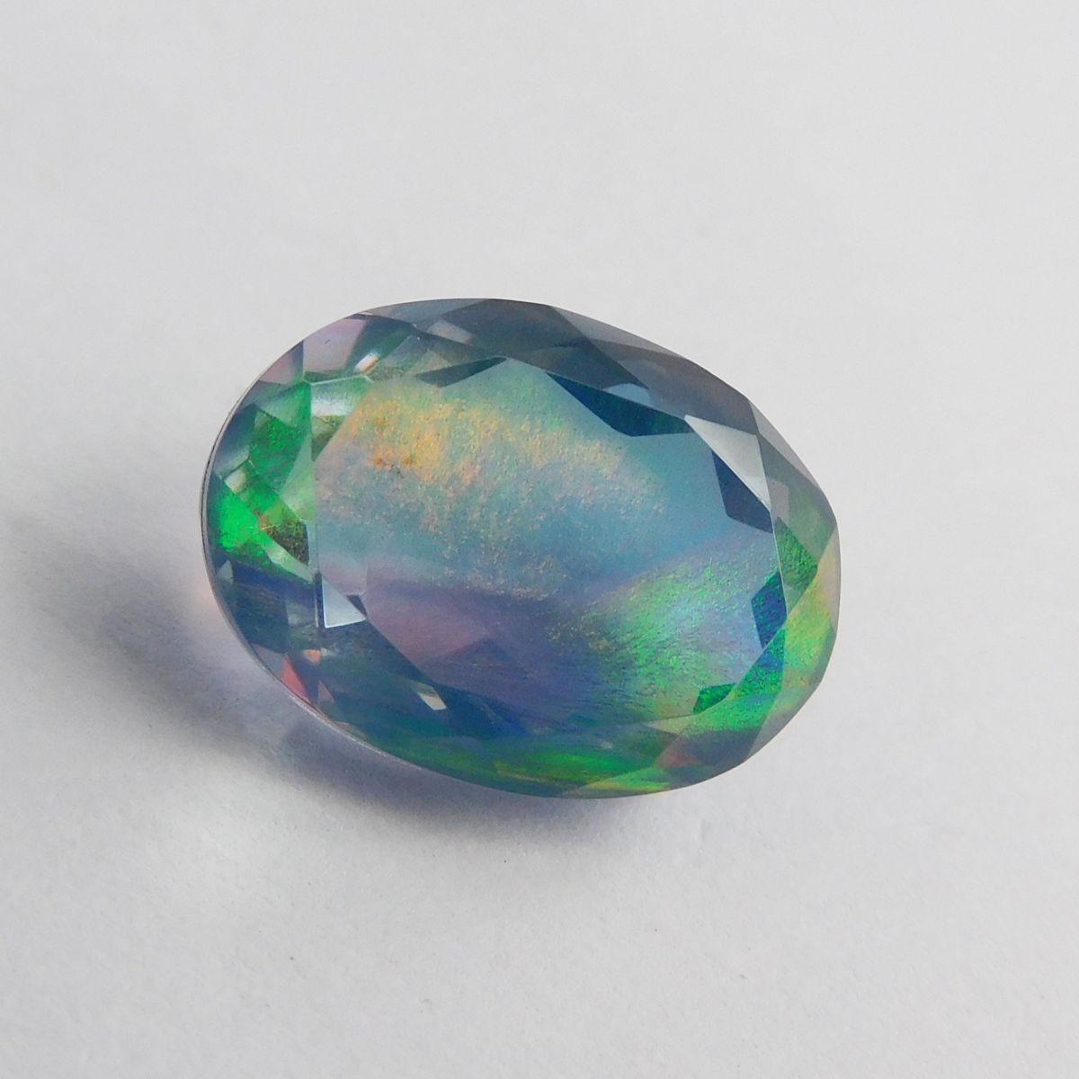 11.45 Ct Oval Cut Each Natural Doublet Boulder Opal CERTIFIED Loose Gemstone