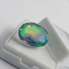 11.45 Ct Oval Cut Each Natural Doublet Boulder Opal CERTIFIED Loose Gemstone