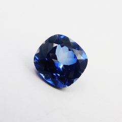 CERTIFIED Square Cut Loose Gemstone 6.75 Carat Beautiful Natural Tanzanite Blue