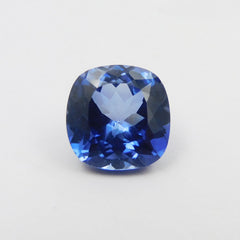 CERTIFIED Square Cut Loose Gemstone 6.75 Carat Beautiful Natural Tanzanite Blue