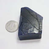 Natural 549.95 Ct Blue Tanzanite Rough Earth Mined CERTIFIED Uncut Loose Gem