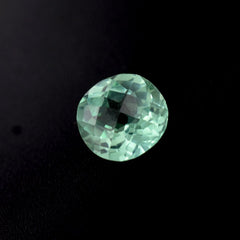 3.70 Ct Natural Bluish Green Montana Sapphire Loose Gemstone CERTIFIED Round Cut