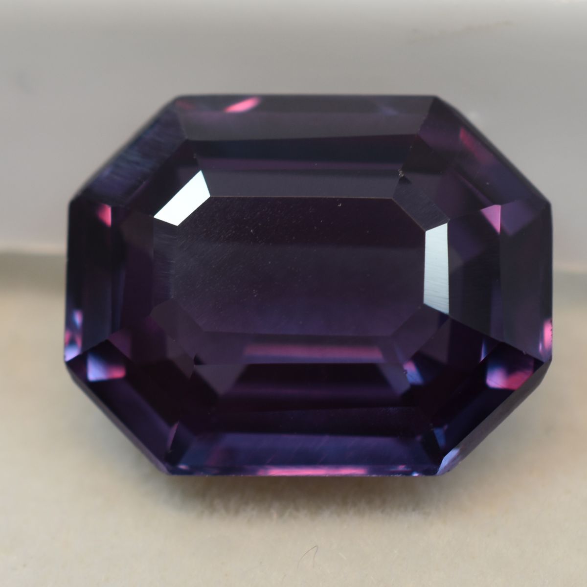 8.35 Ct Natural Alexandrite CERTIFIED Color-Change Emerald Cut Loose Gemstone