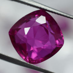 11.80 Ct CERTIFIED Natural Ceylon Sapphire Pink Loose Gemstone Square Cushion