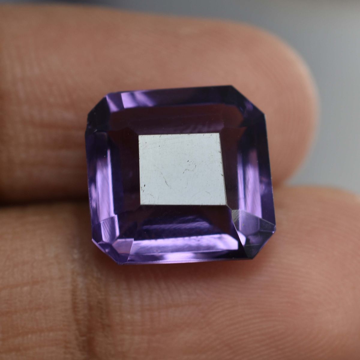 Color-Change 8.96 Ct Natural Alexandrite Square Cut Loose Gemstone CERTIFIED