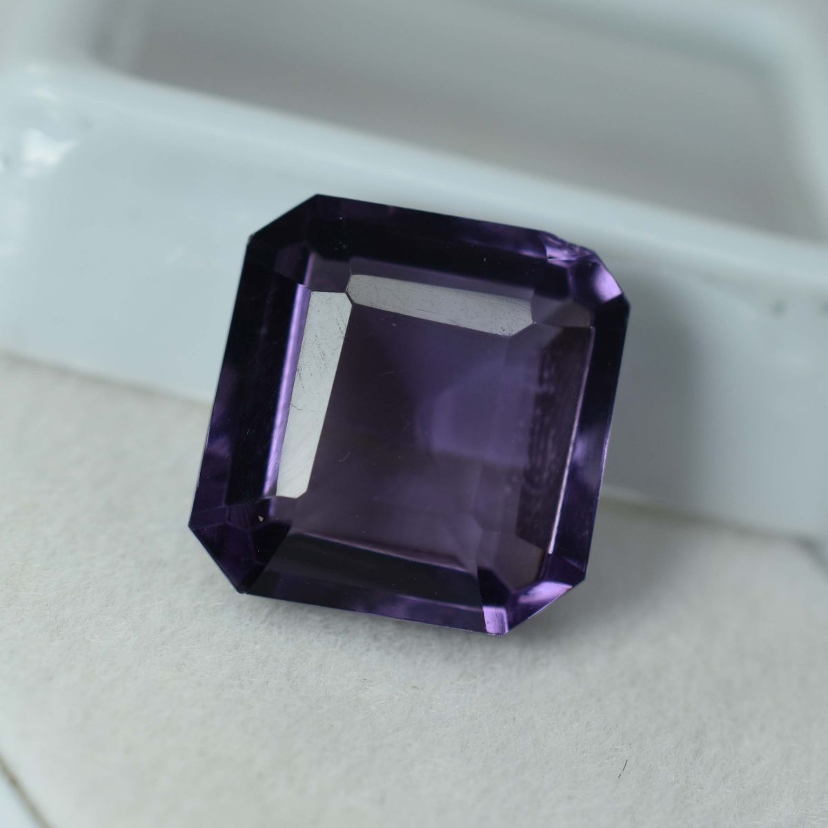 Color-Change 8.96 Ct Natural Alexandrite Square Cut Loose Gemstone CERTIFIED