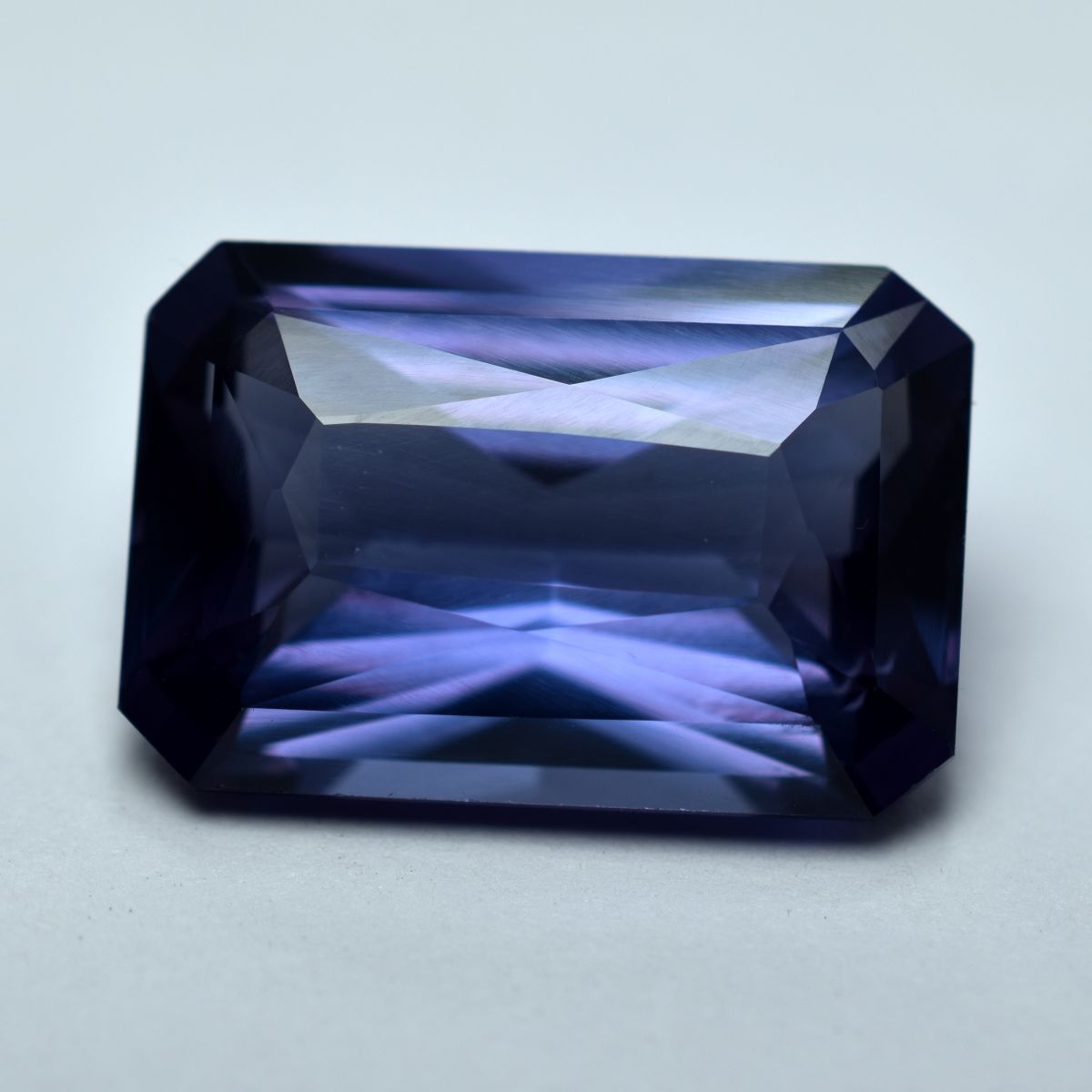 17.25 Ct Color Change Alexandrite NATURAL Loose Gemstone CERTIFIED Emerald Cut