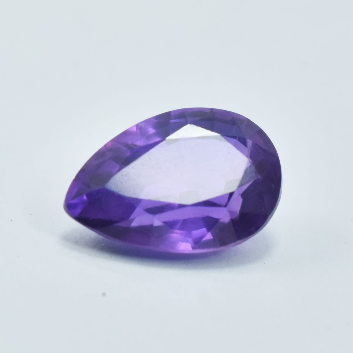 3.65 Carat Natural CERTIFIED Pear Shape Purple Tanzanite Loose Gemstone