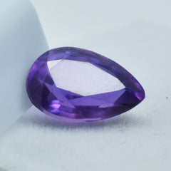 3.65 Carat Natural CERTIFIED Pear Shape Purple Tanzanite Loose Gemstone