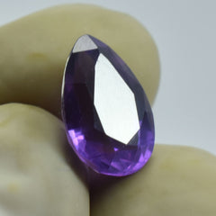 3.65 Carat Natural CERTIFIED Pear Shape Purple Tanzanite Loose Gemstone